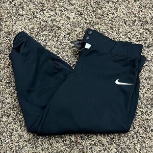 Womens Black Nike Softball Pants - Small
